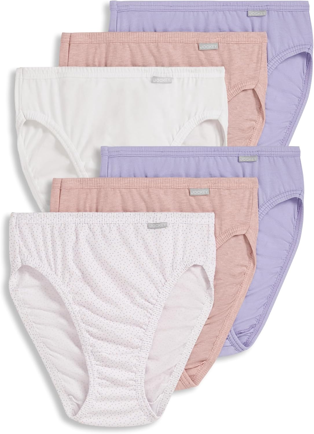 Jockey Women's Underwear Elance French Cut - 6 Pack for Comfort