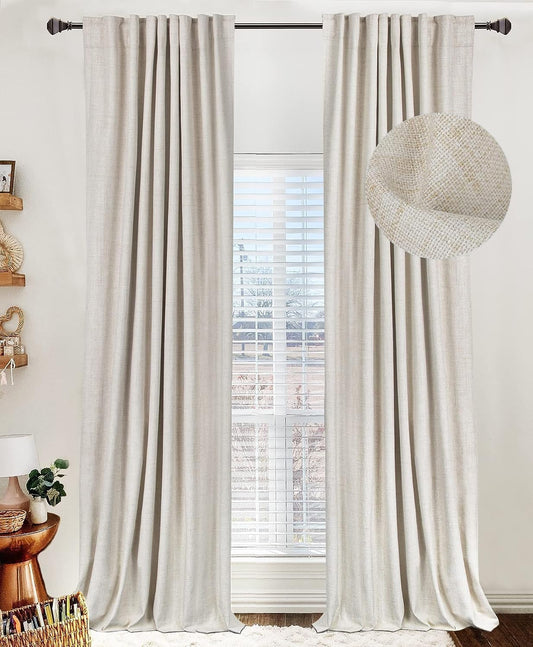 100% Blackout Curtains for Bedroom and Living Room 108 in Long