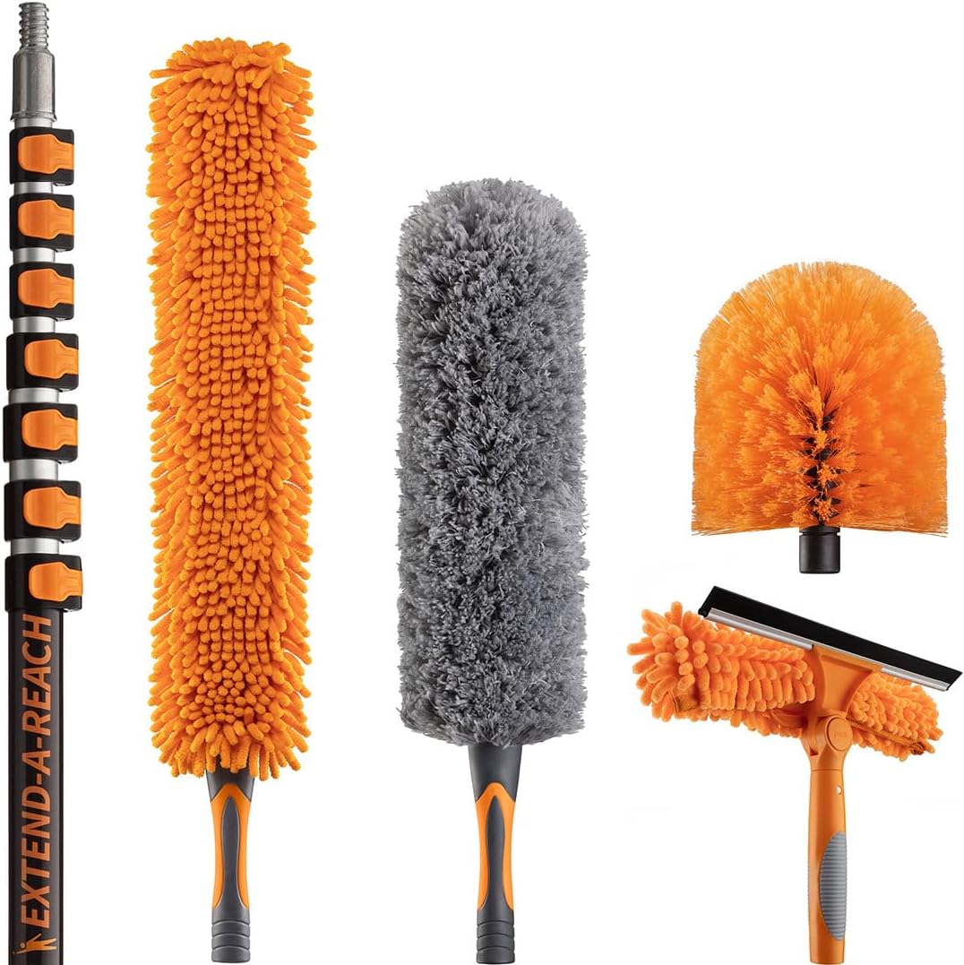 36 Foot High Reach Duster Kit for Easy High Ceiling Cleaning