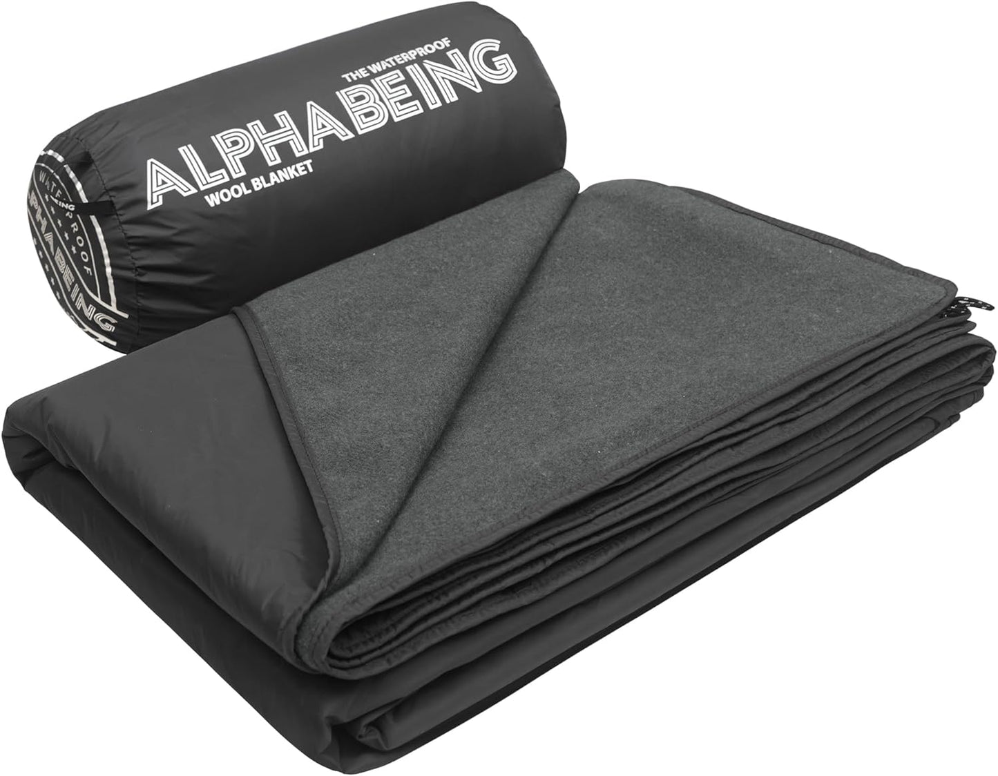AlphaBeing Waterproof Merino Wool Blanket, Ultimate Warmth
