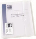 Avery Translucent Document Wallet Clear Travel Organizer - Holds 50