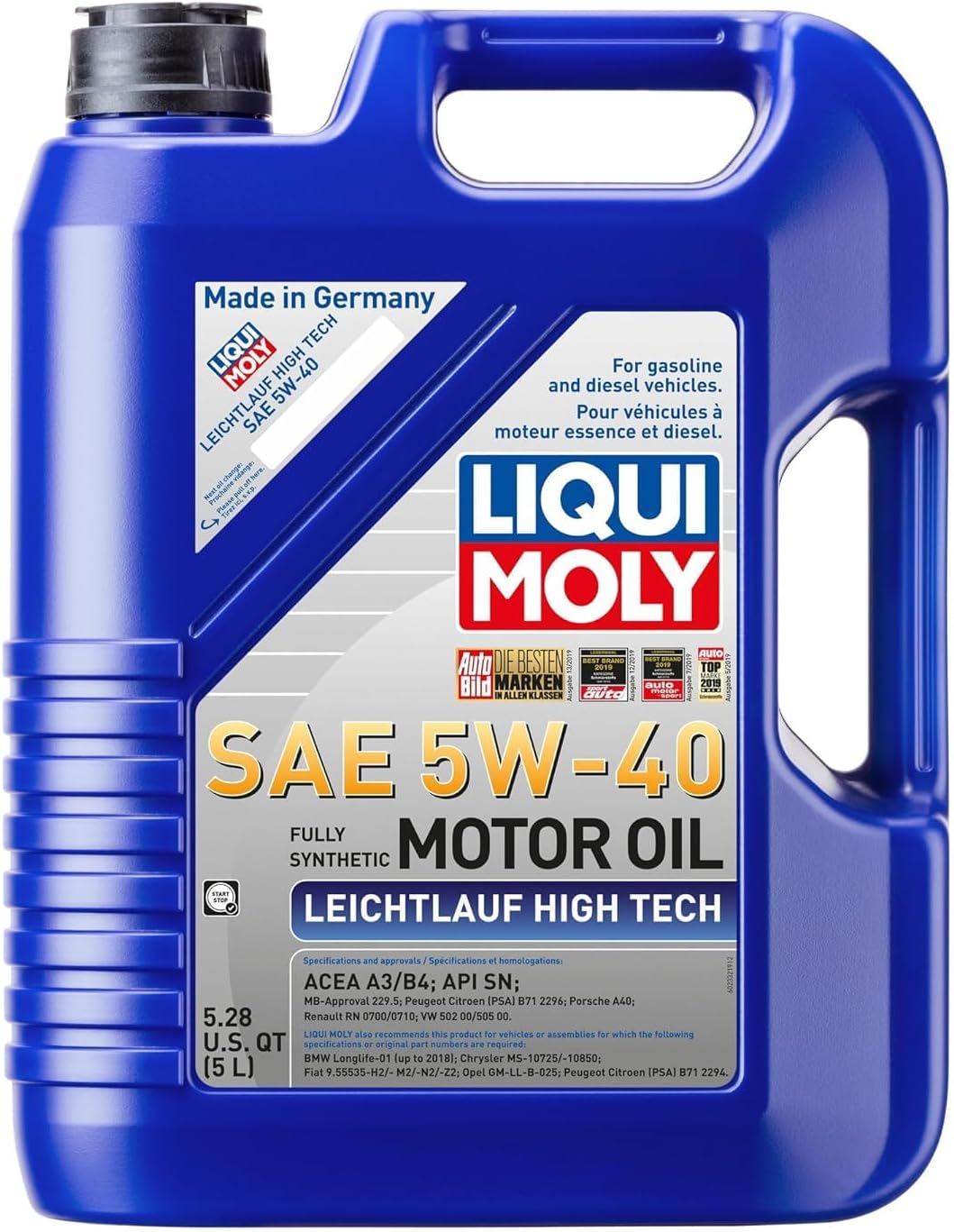 Liqui Moly Leichtlauf High Tech SAE 5W-40 Motor Oil Review