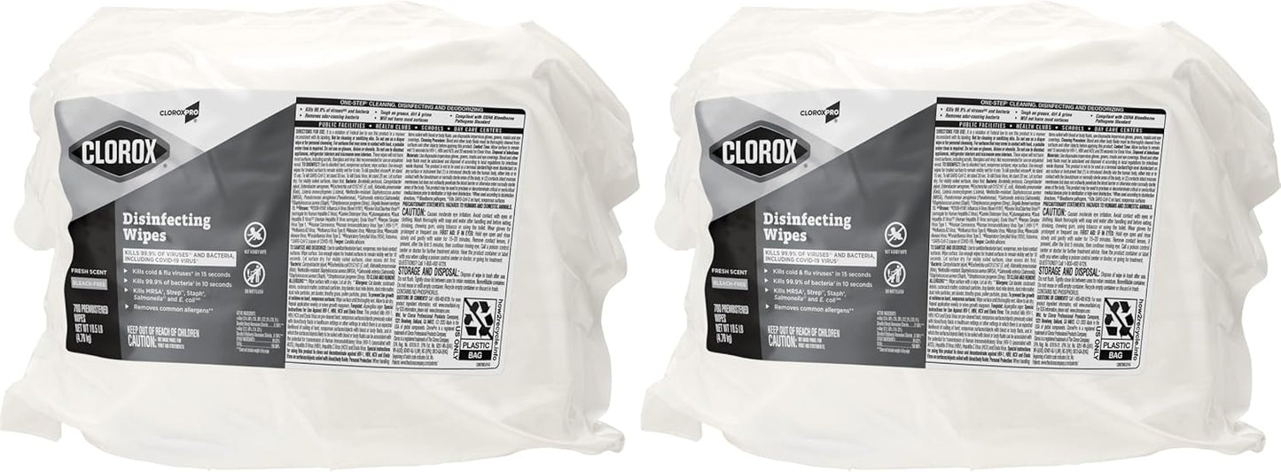 CloroxPro Disinfecting Wipes for Effective Cleaning and Sanitizing