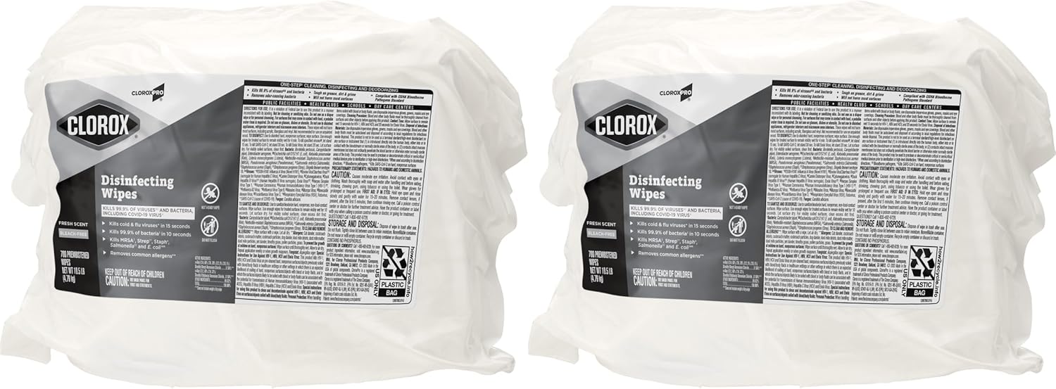 CloroxPro Disinfecting Wipes for Effective Cleaning and Sanitizing