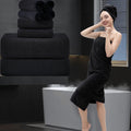 8 Piece Black Towel Set - Ultra Soft Luxury Bath Towels
