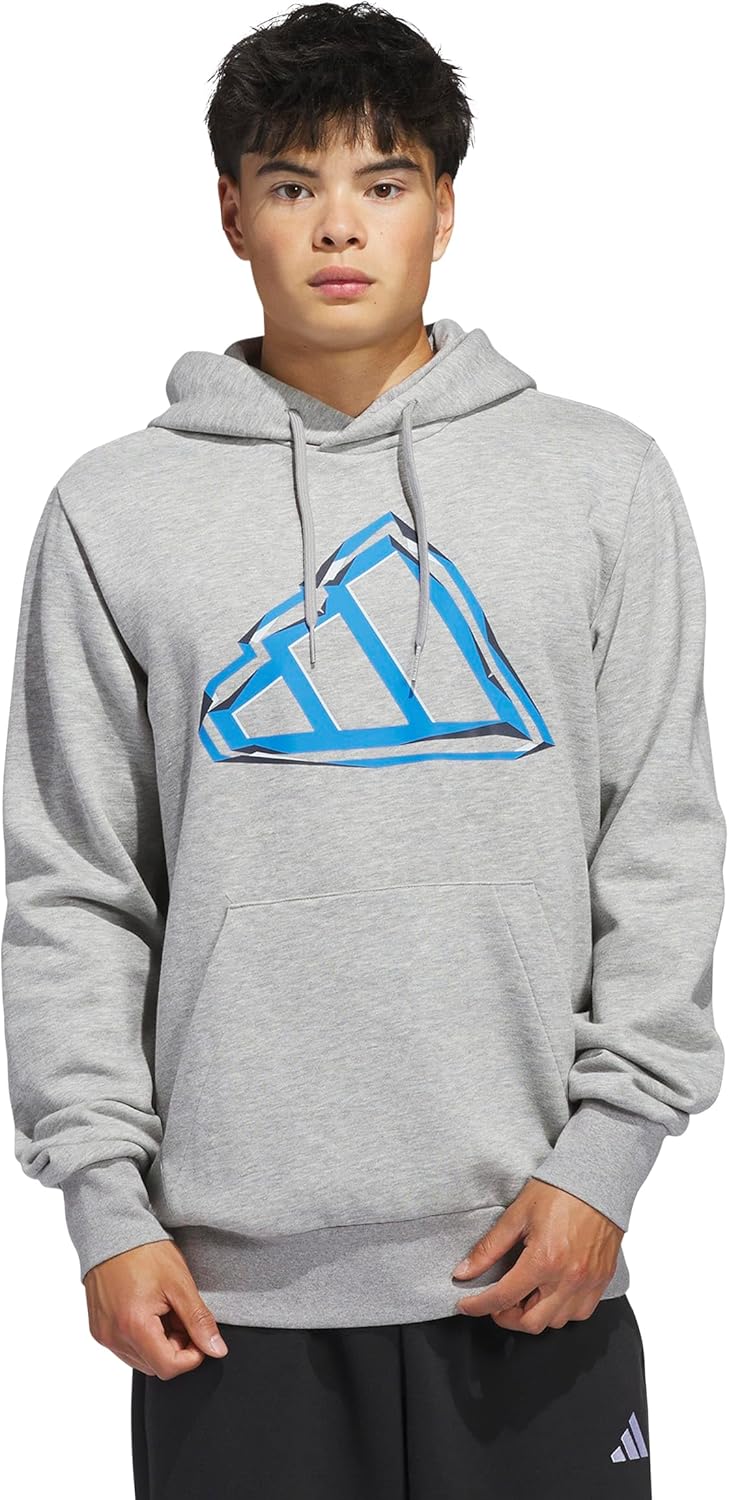 adidas Men's Big Logo Graphic Hoodie for Ultimate Comfort