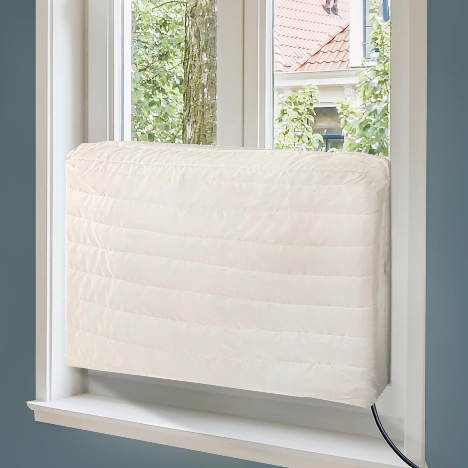 Protective Window AC Cover | 21 x 15 x 3.5 | Drawstring for Secure Fit