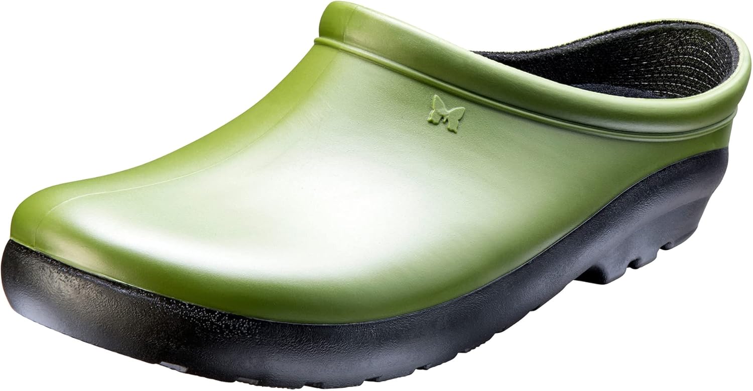 Sloggers Waterproof Garden Clogs for Women - Cactus Green Size 7