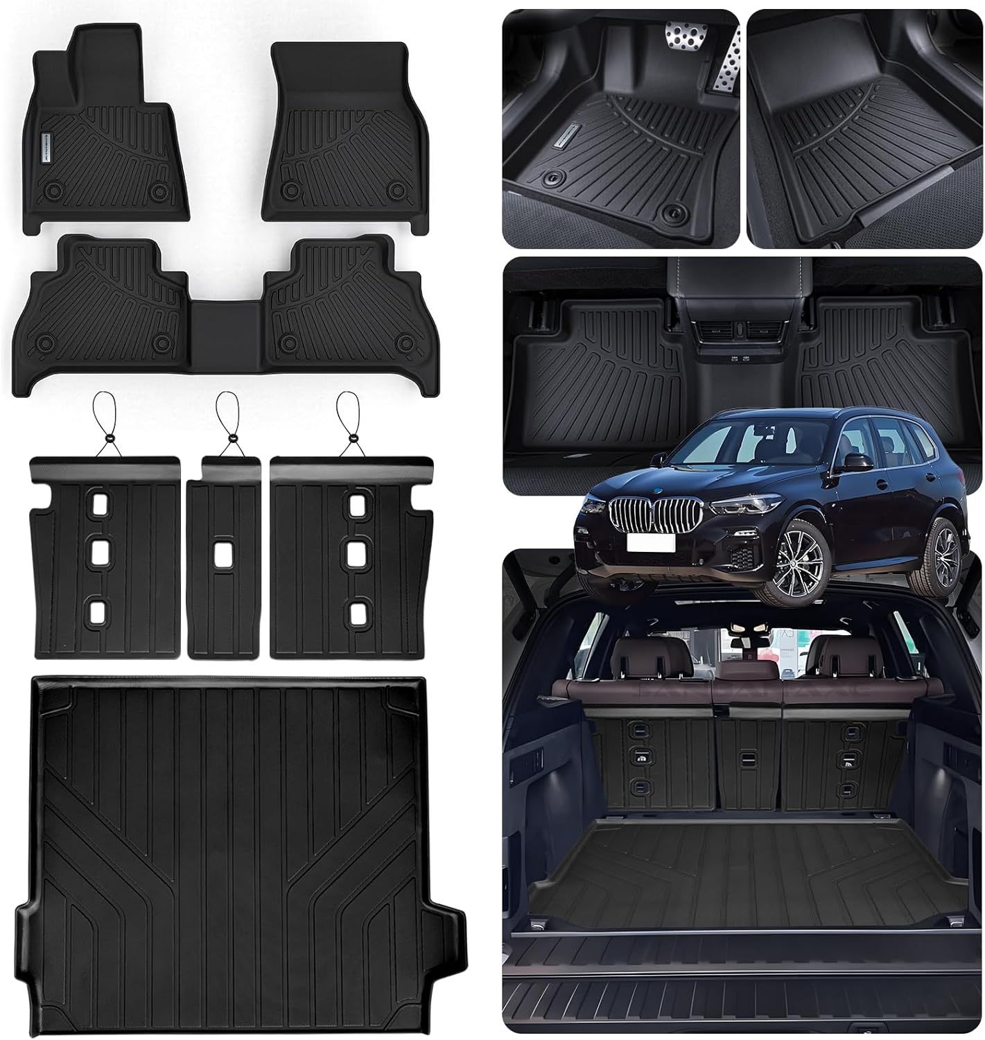 Custom Fit Floor Mats & Trunk Mat for 2019-2025 BMW X5