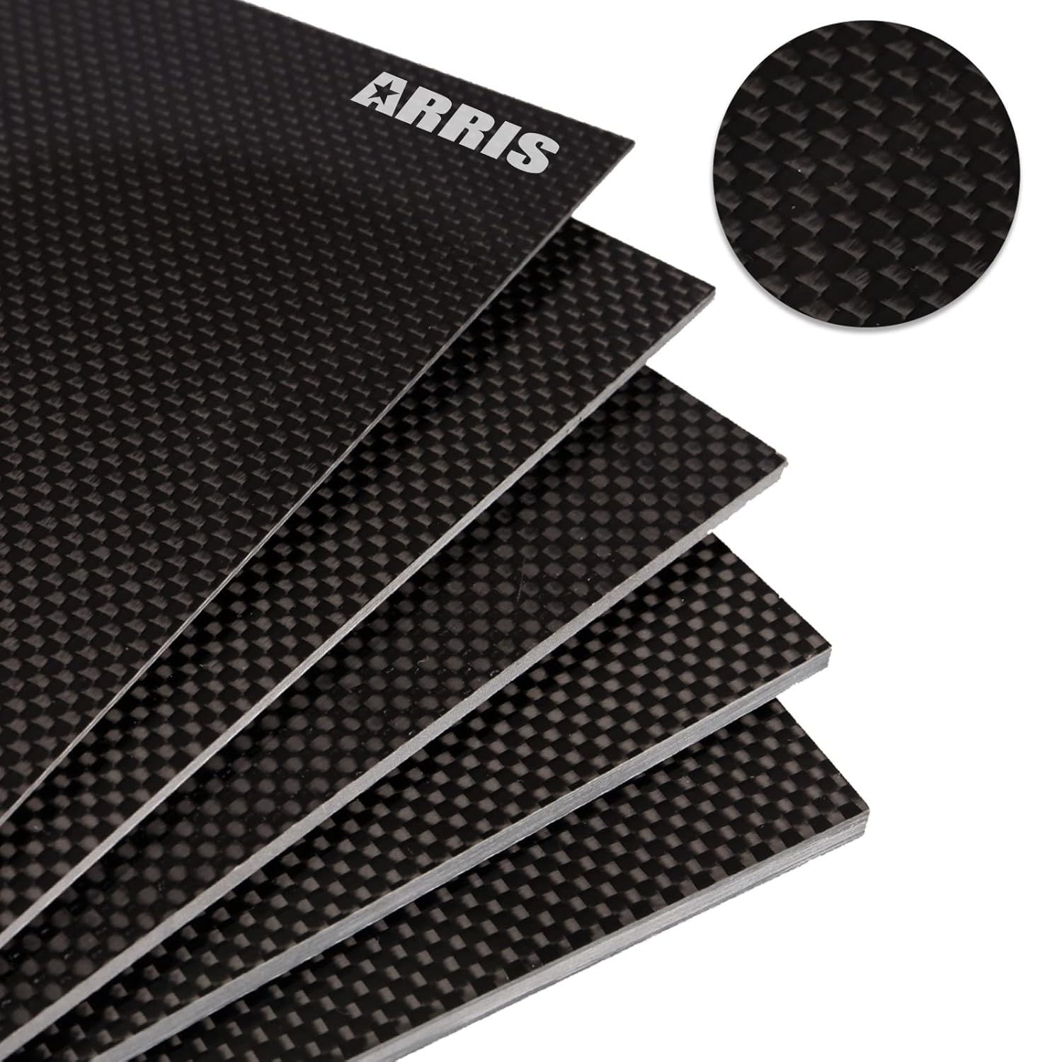 ARRIS 3K Carbon Fiber Sheet for DIY Projects and More