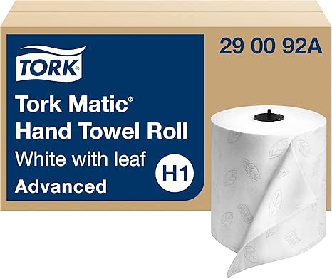 Tork Matic Hand Towel Roll, Advanced 100% Recycled Fiber