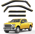 in-Channel Window Rain Guards Fit for Truck Ford F150 2015-2020