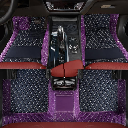 Luxury Leather Car Floor Mats Custom Full Coverage for Cars