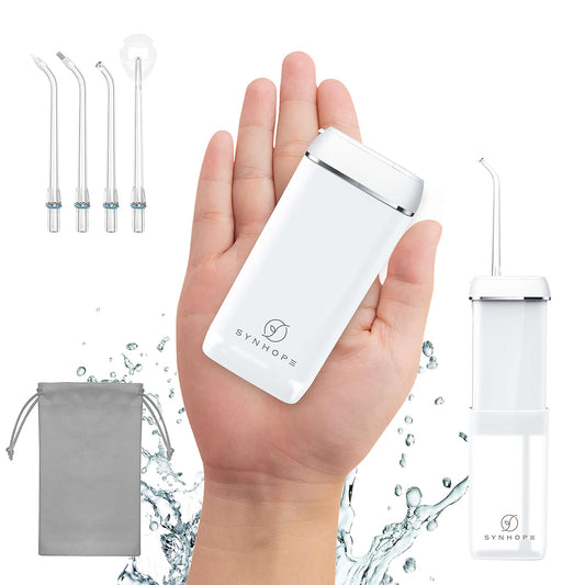 SYNHOPE Water Flosser Mini Cordless Portable Oral Irrigator