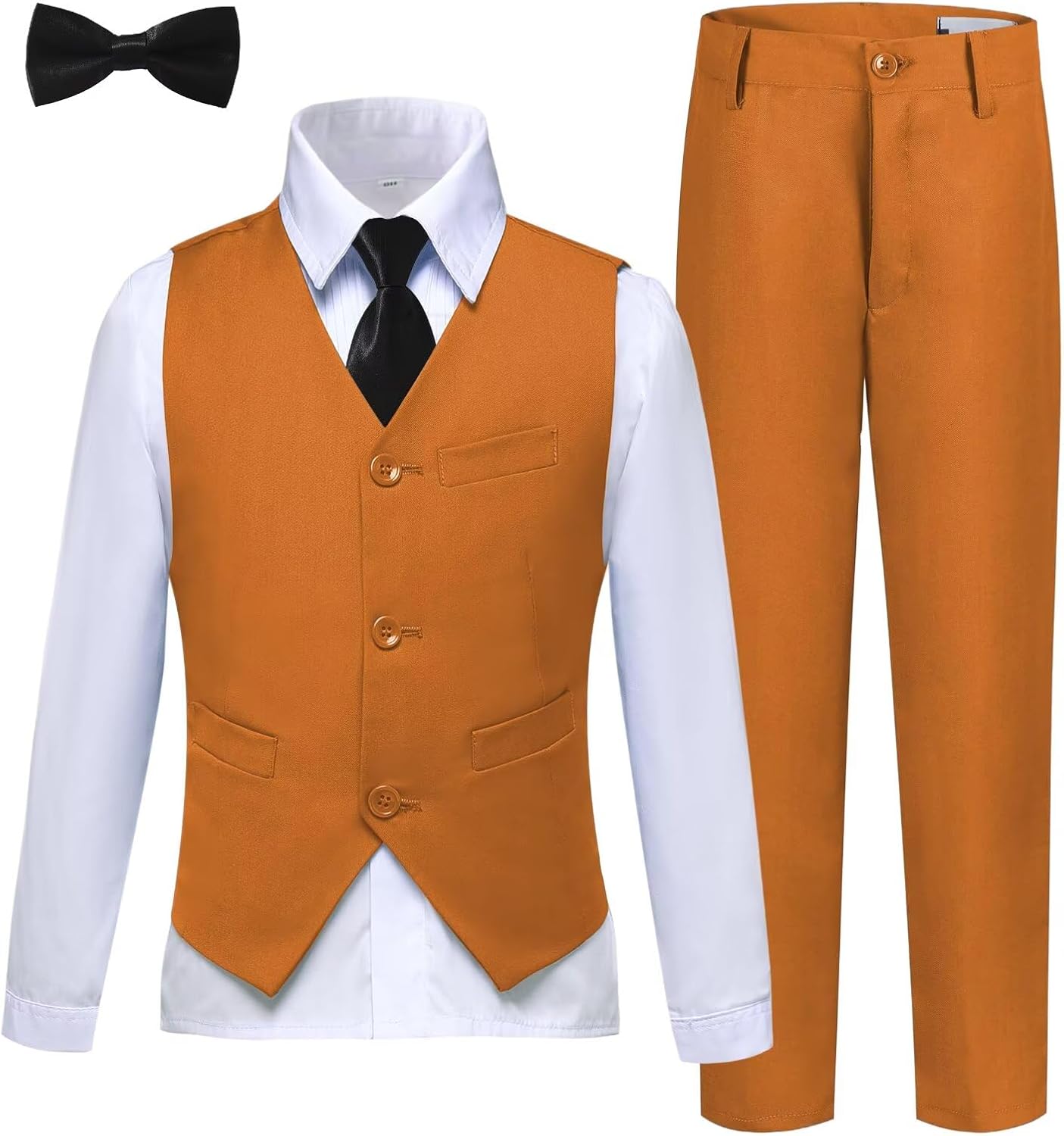 Boys Suits Slim Fit Toddler Tuxedo Set for Weddings and Events