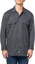 Flex Relaxed Fit Long Sleeve Work Shirt for Men by Dickies