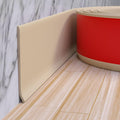 Duzzy Flexible Baseboard Molding Trim, 6 in x 100 ft - Easy Peel