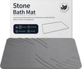 Stone Bath Mat Diatomaceous Earth Shower Mat - Quick Dry & Non-Slip