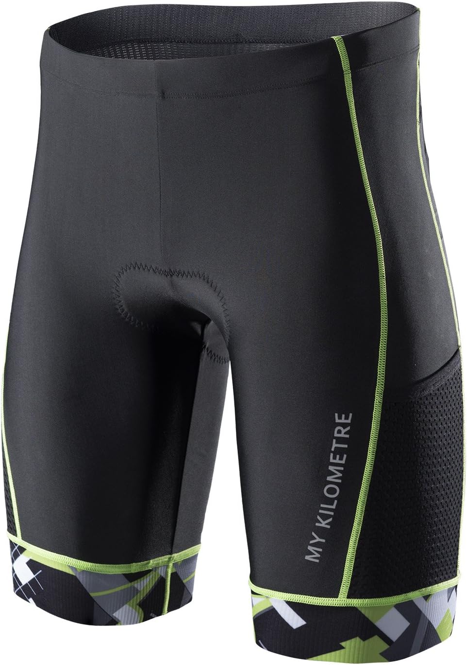 MY KILOMETRE Mens Triathlon Shorts with Adjustable Drawstring