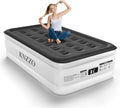 Twin Air Mattress with Built-in Pump, 18in Top - Quick Inflate
