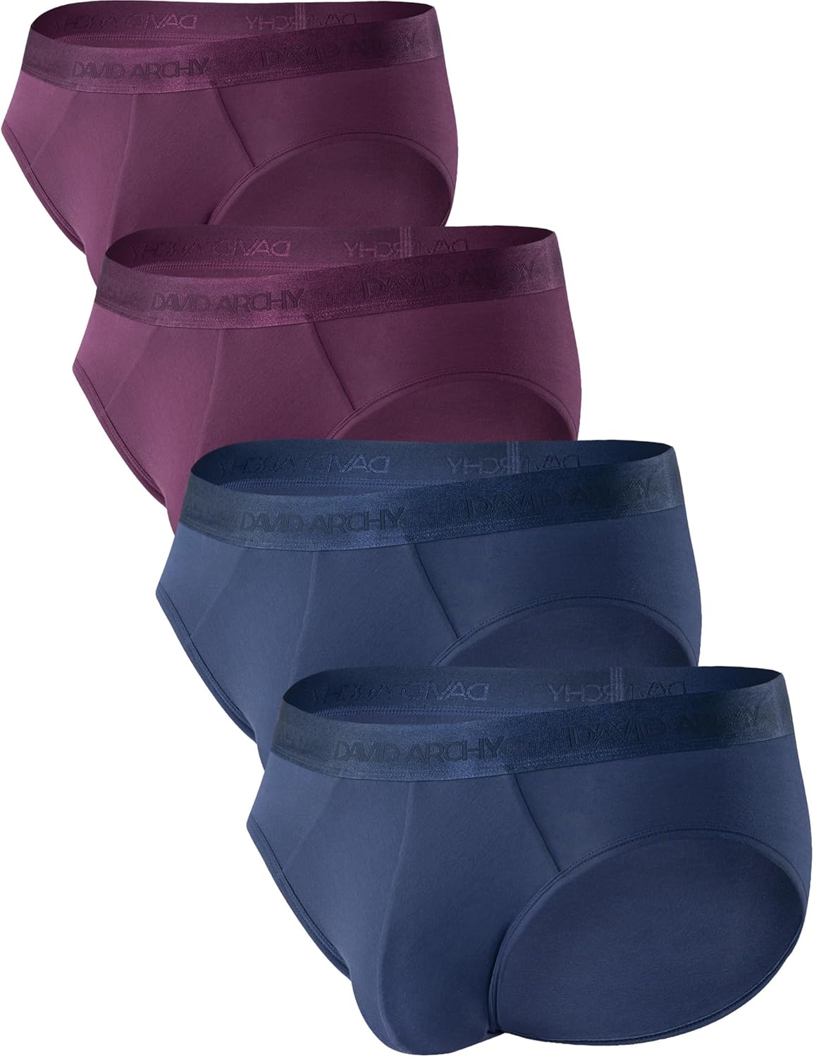 DAVID ARCHY Men's Briefs Modal No Fly Underwear for Comfort