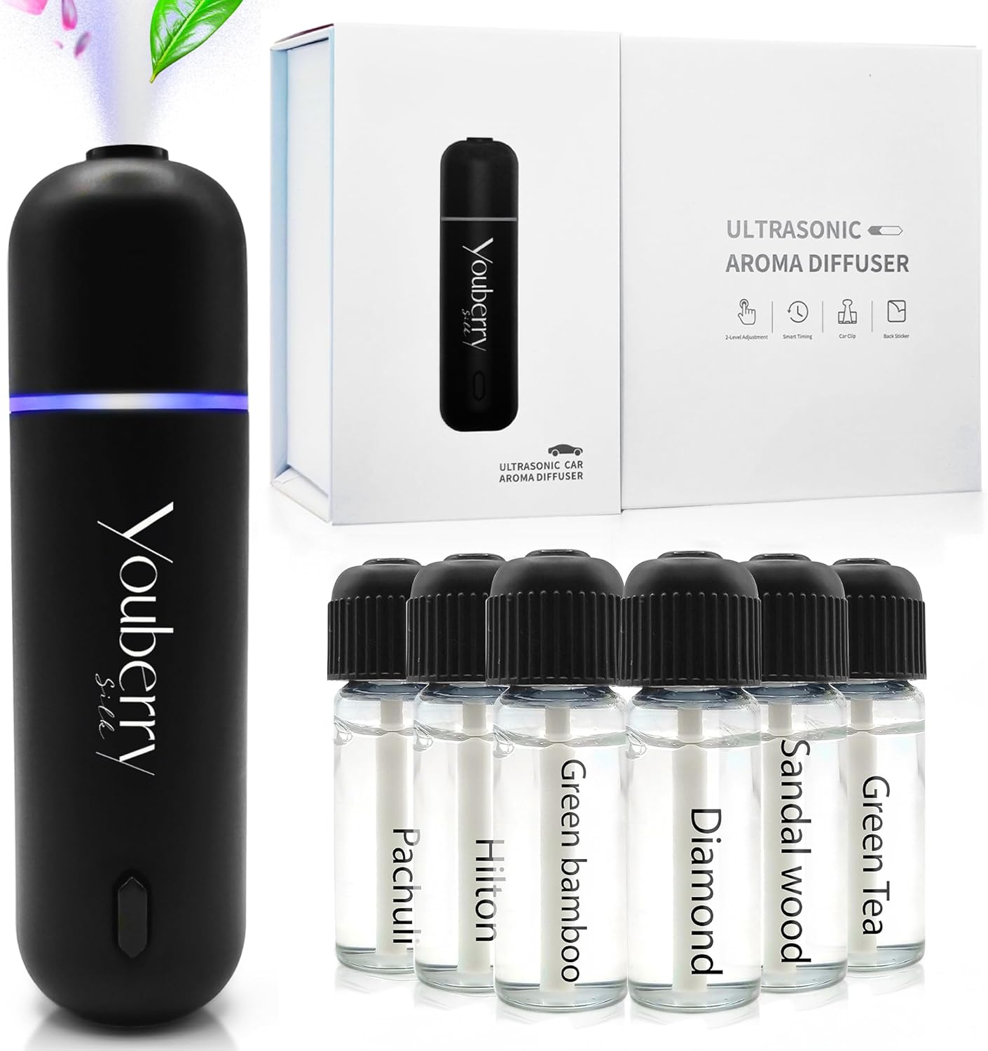 6-Aroma Car Diffuser Set: Revitalize Your Drive!
