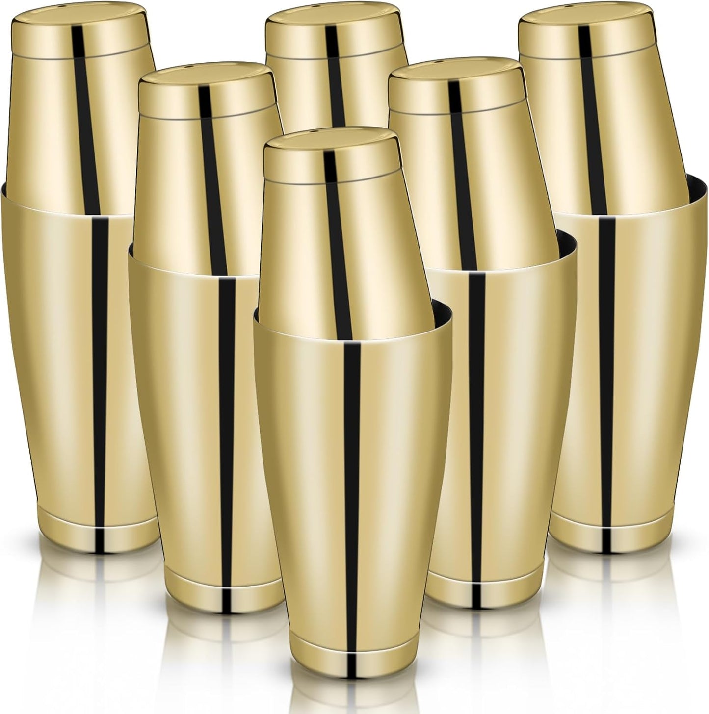 Lallisa 10 Pieces Cocktail Shakers Set for Professional Bartenders