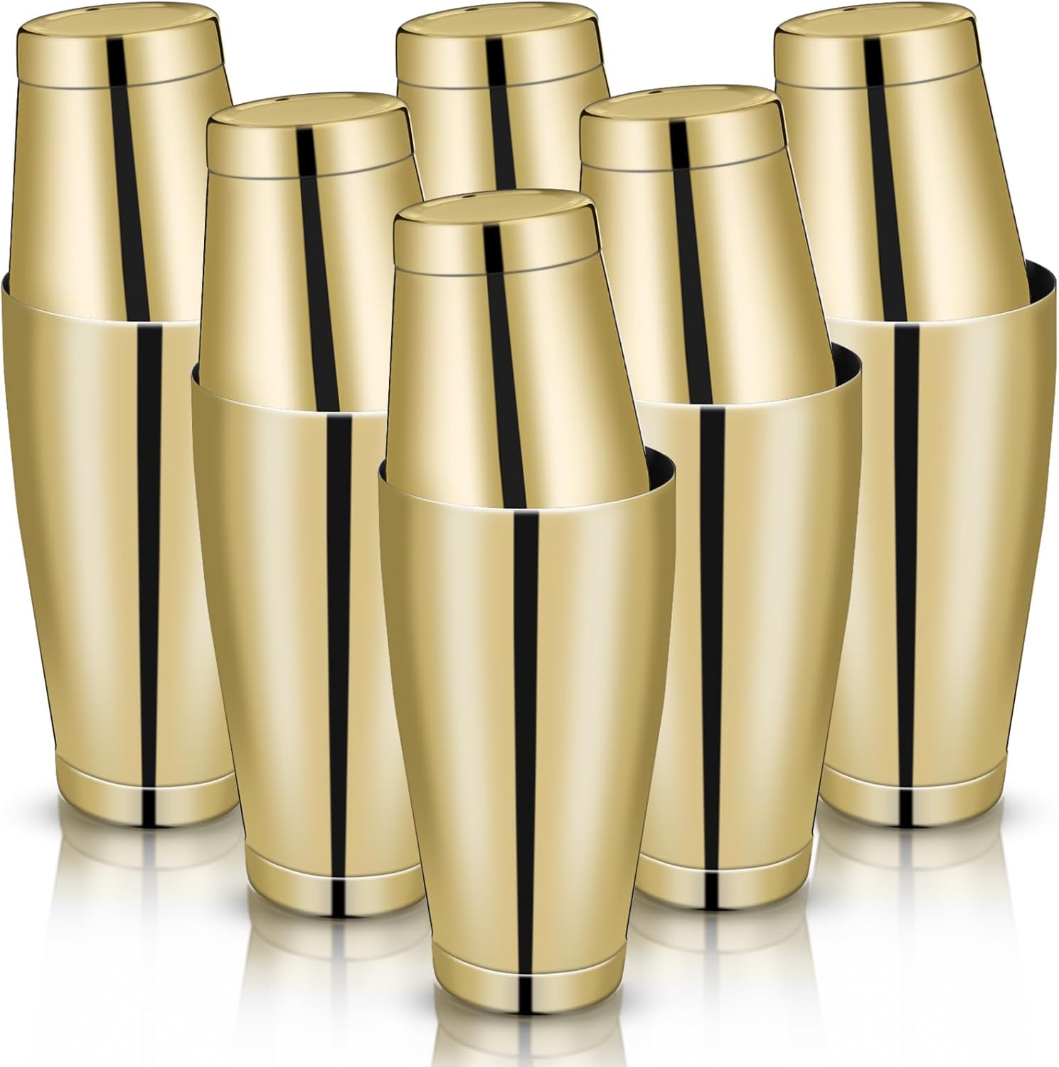 Lallisa 10 Pieces Cocktail Shakers Set for Professional Bartenders