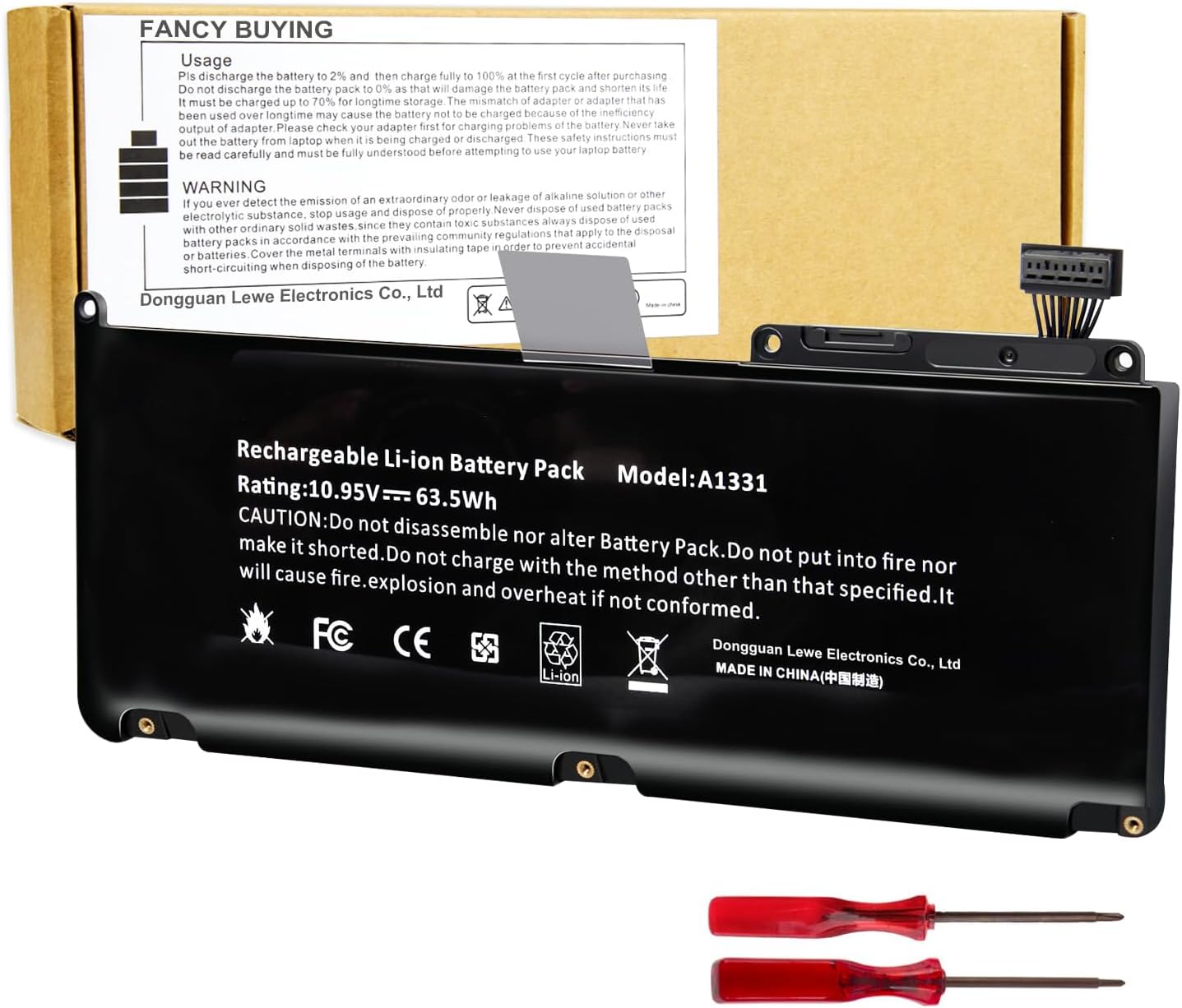 A1331 A1342 Laptop Battery for Apple MacBook Unibody Models