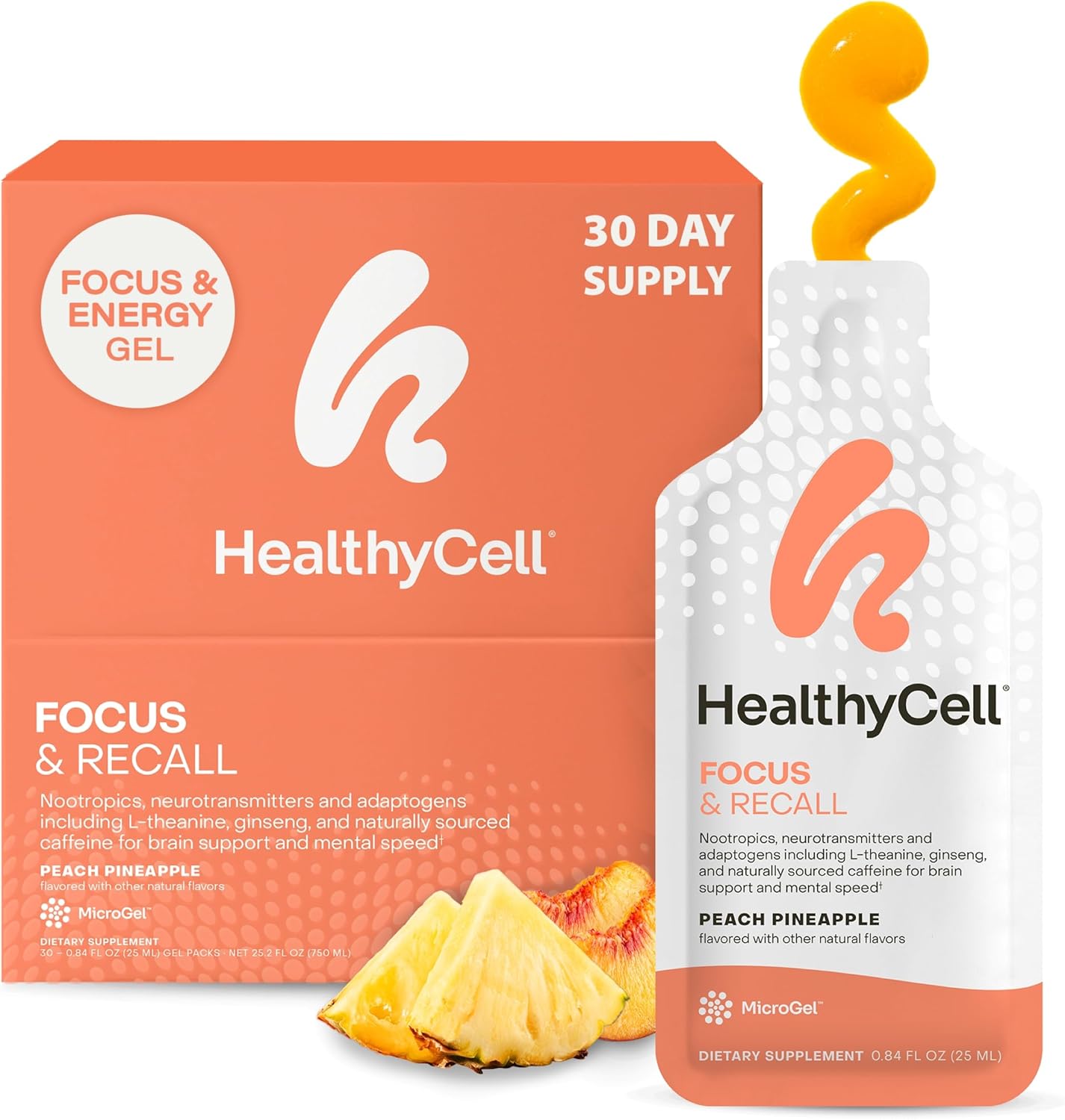 Healthycell Focus & Recall Daily Liquid Brain Supplement Review