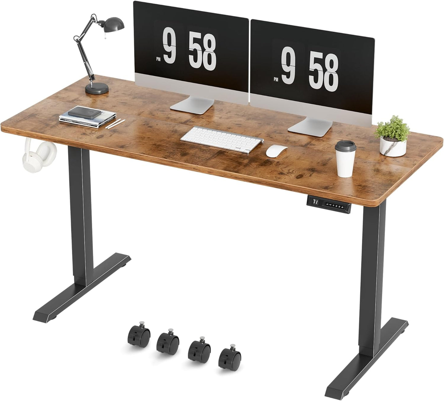 Furmax Electric Standing Desk for Healthy Work Style and Mobility