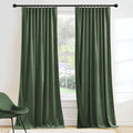Elegant Green Velvet Curtains for Cozy Home Aesthetics