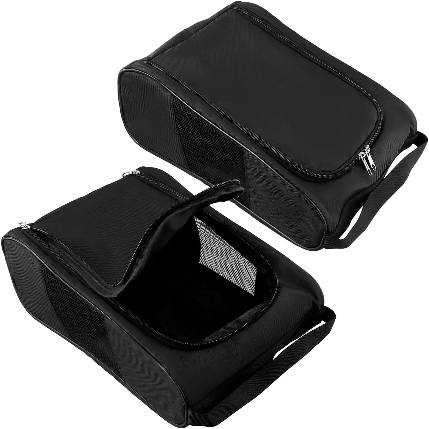 2 Pack Golf Shoe Bags - Ventilated, Travel-Ready!