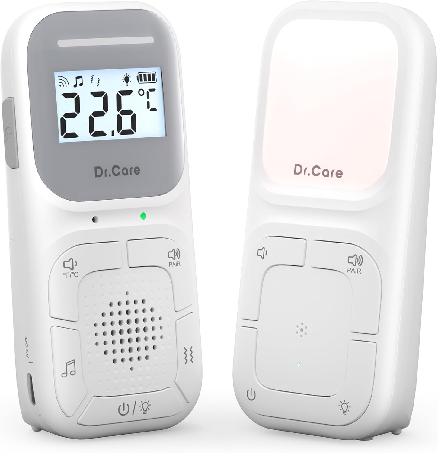 Neo Baby Monitor: Clear Sound, 1000ft Range, Nightlight & More
