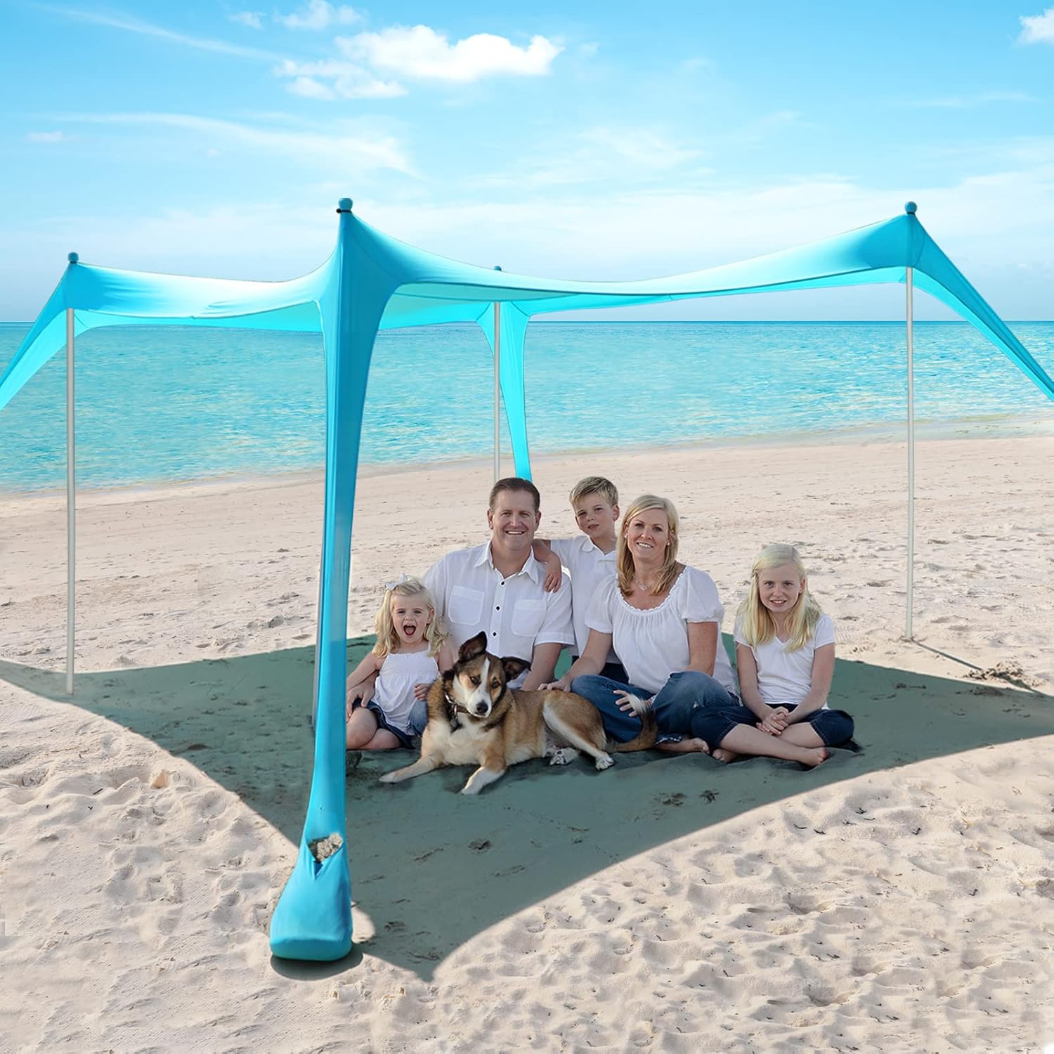 UPF 50+ Beach Tent - Anti-Wind Shade!