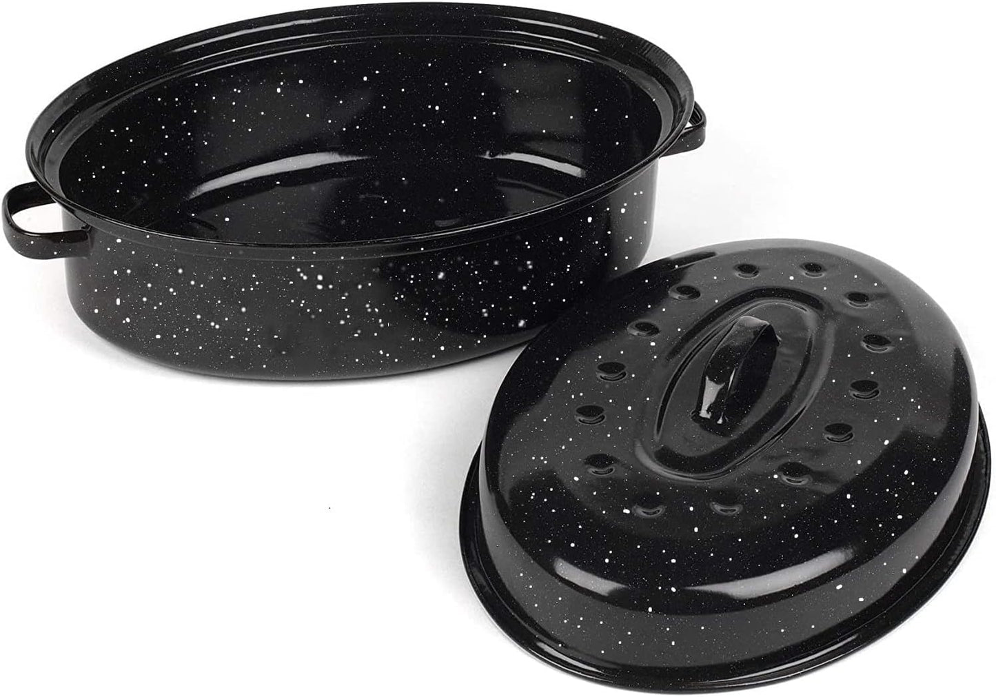16 Inch Roasting Pan with Lid for Perfectly Cooked Meals