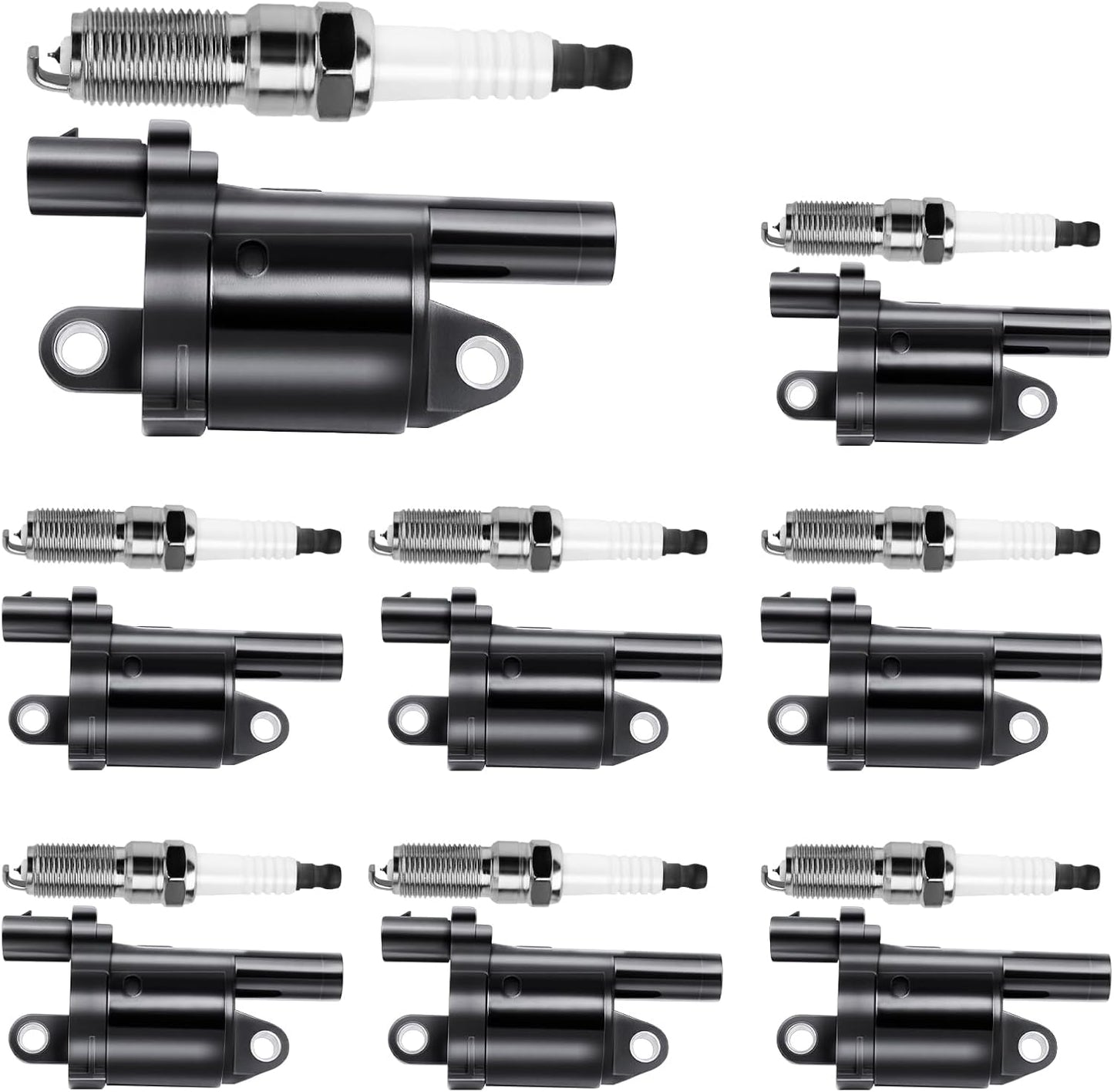 8PCS Round Ignition Coil Pack UF742 for Chevy V8 Performance