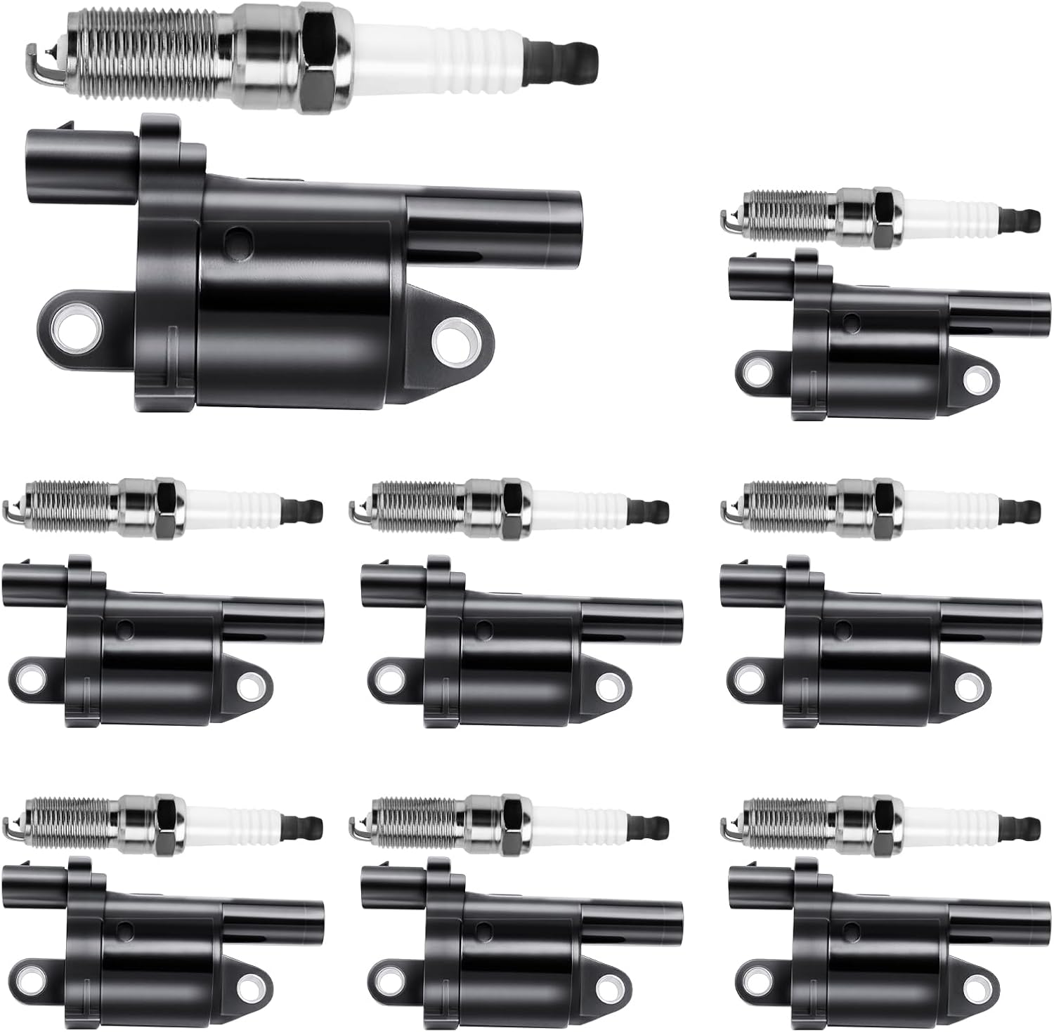 8PCS Round Ignition Coil Pack UF742 for Chevy V8 Performance
