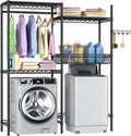 Over Washer and Dryer Shelves - Space-Saving 4-Tier Laundry Rack