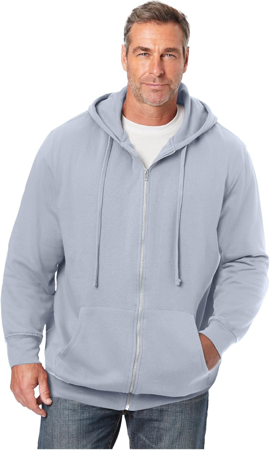 KingSize Men's Big & Tall Fleece Zip-front Hoodie Jacket Review