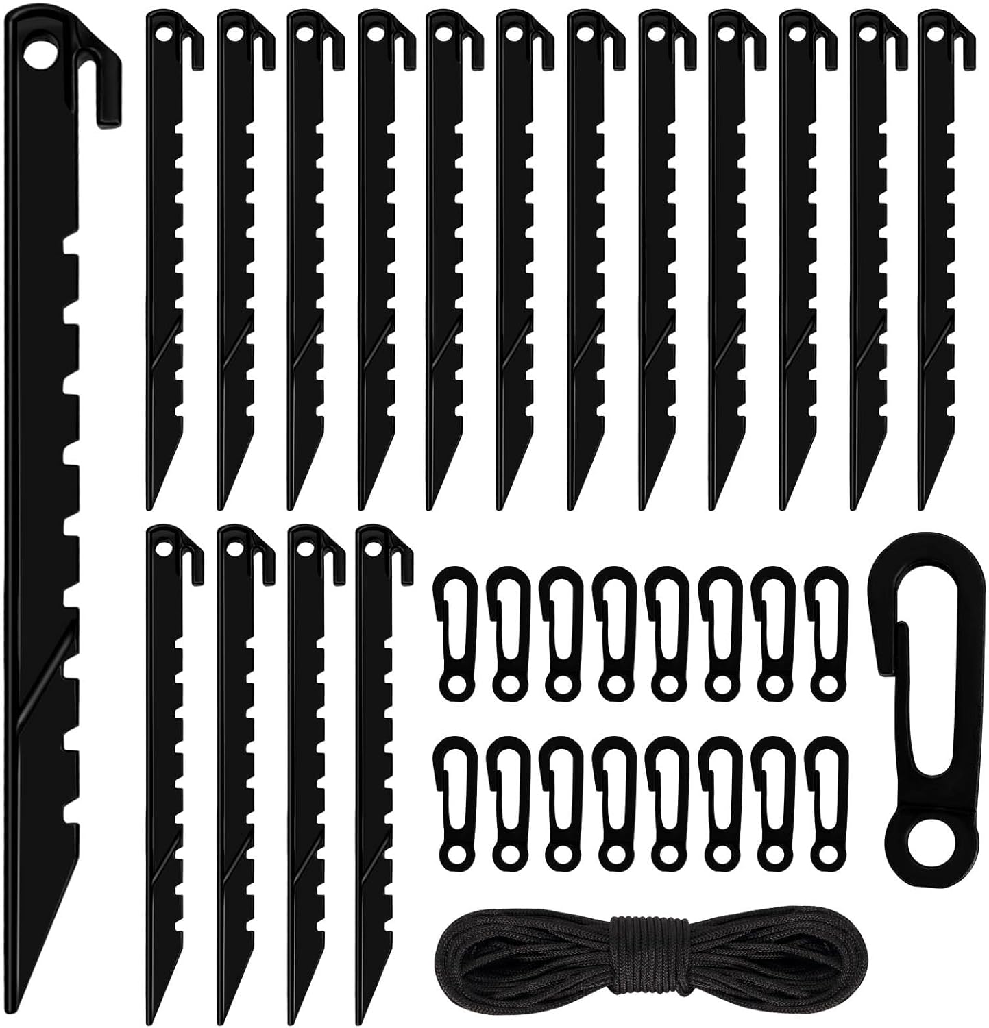 YUNVI 33Pcs Heavy Duty Inflatable Stakes Set - Secure Your Decorations with Ease!