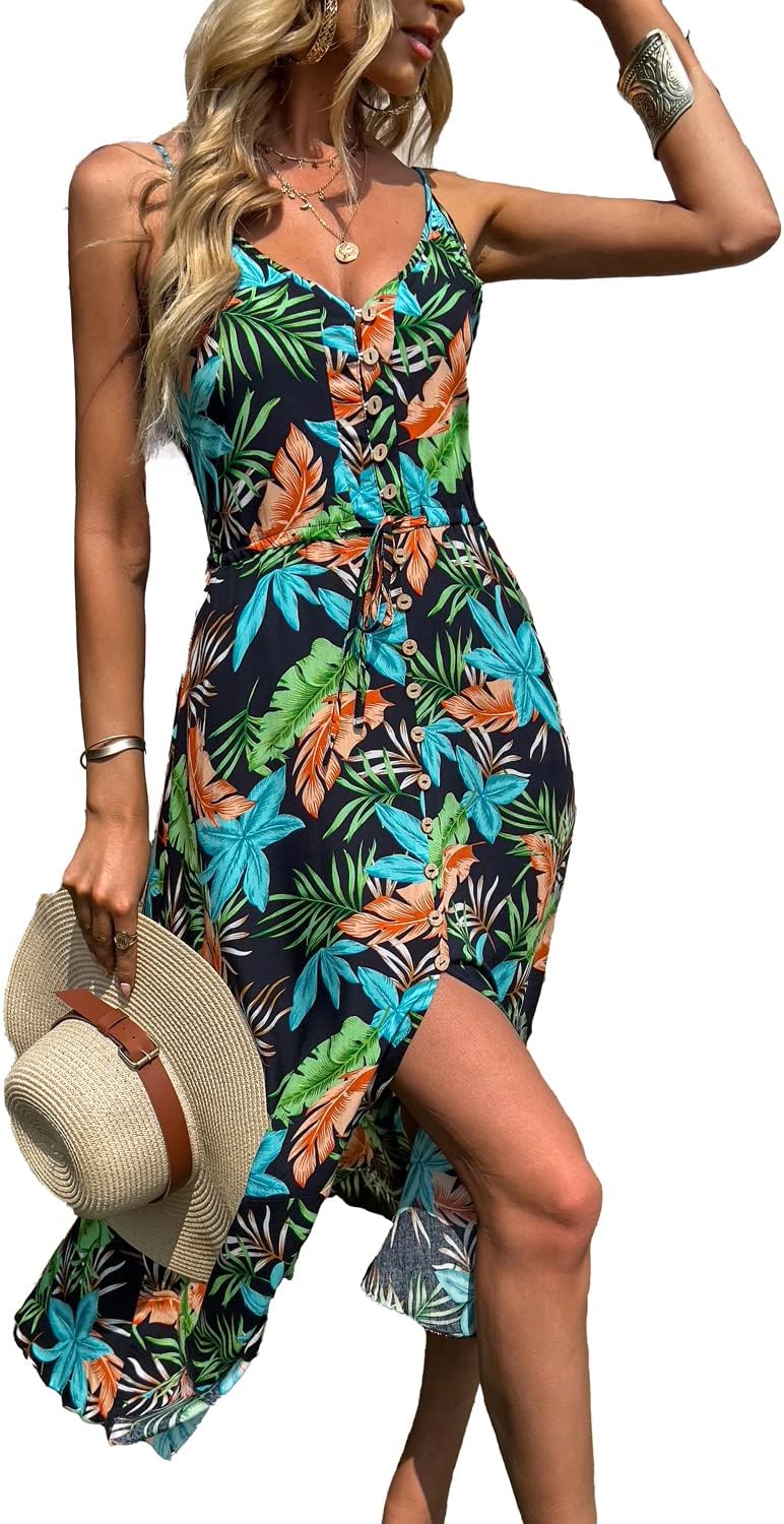 BROVAVE Women's Summer Boho Sundress for Casual Outings
