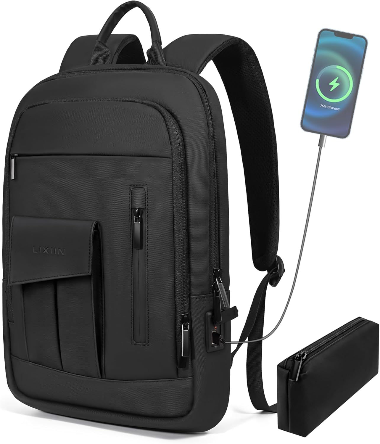 Business Backpack for Men Slim Lightweight Laptop Backpack