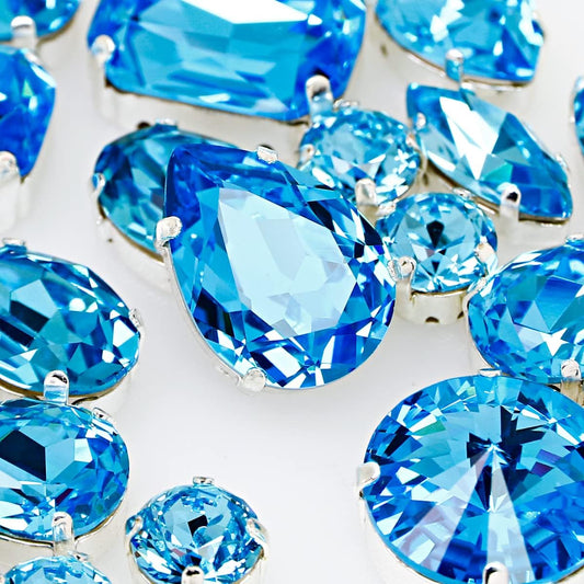 DONGZHOU Sew On Rhinestone Set for Jewelry Making and Crafts