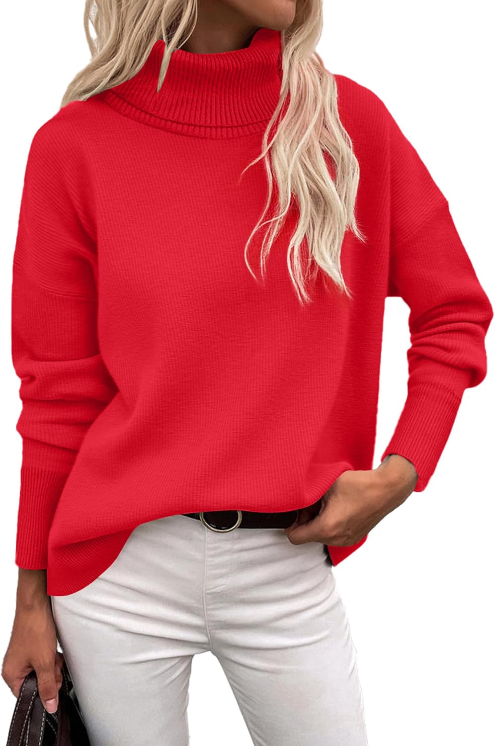 Zeagoo Women's Turtleneck Sweater for Trendy Fall Style