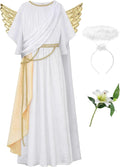 Kid Angel Costume with Wings, Halo and Lily - Sacred Dress-Up