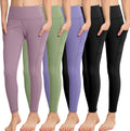 CHRLEISURE Girls' Athletic Leggings with Pockets for Active Kids