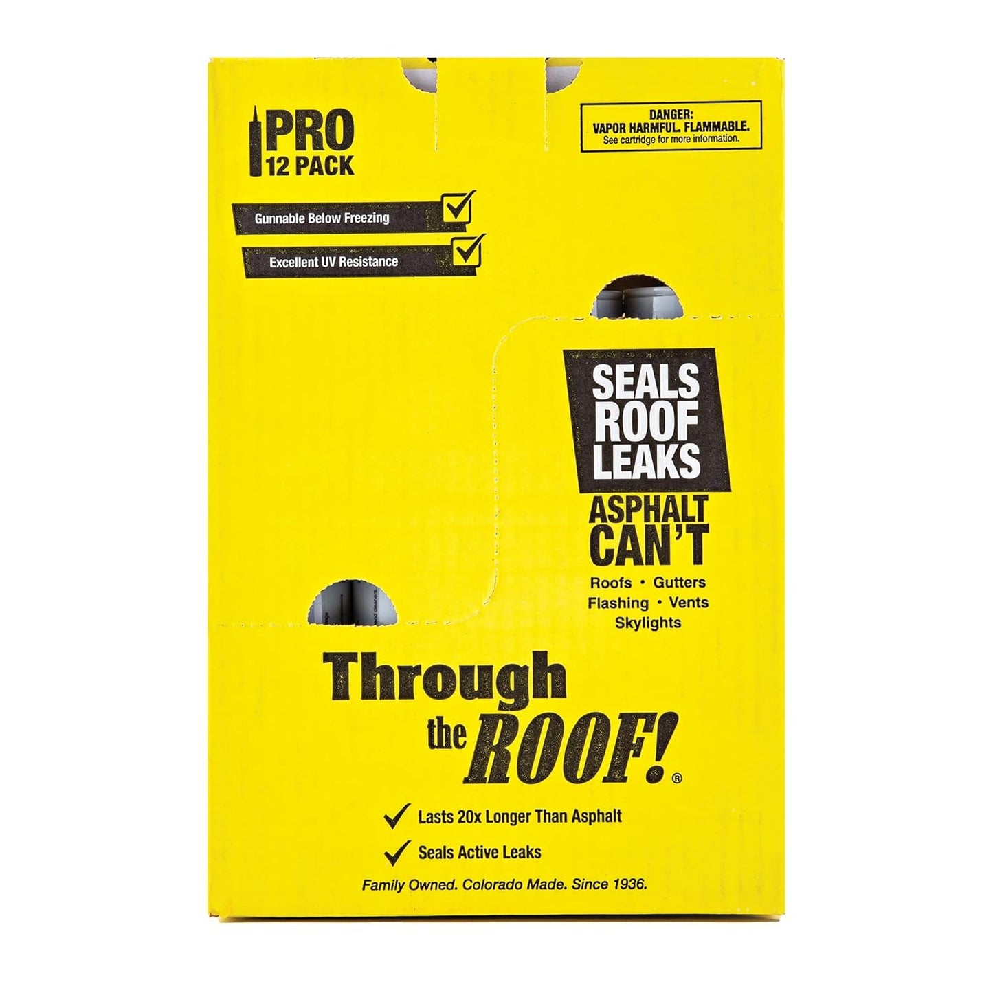 Sashco Through The ROOF! Ultra-Elastic Sealant 12-Pack Review