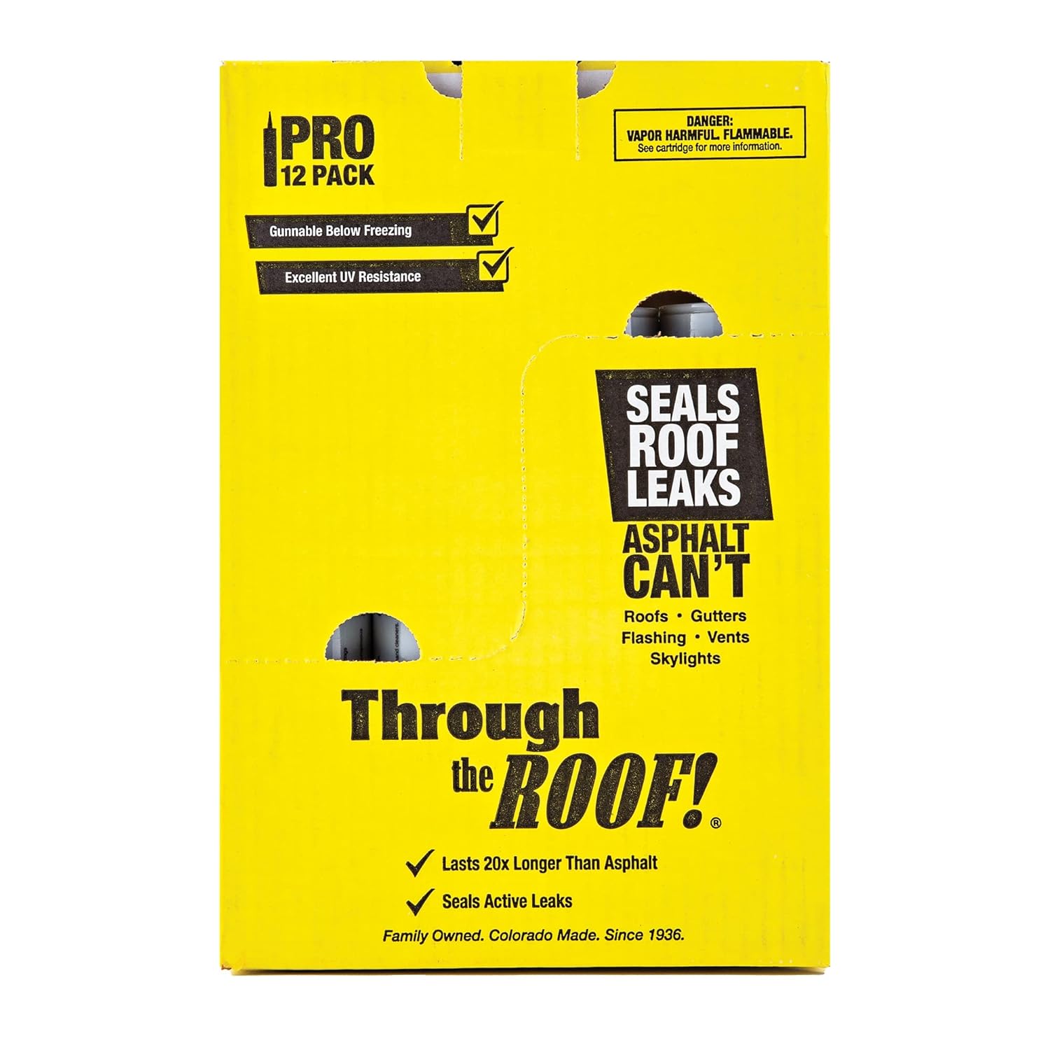 Sashco Through The ROOF! Ultra-Elastic Sealant 12-Pack Review