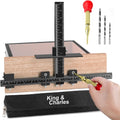 Cabinet Hardware Jig Template for Handles and Knobs - Precise Drill